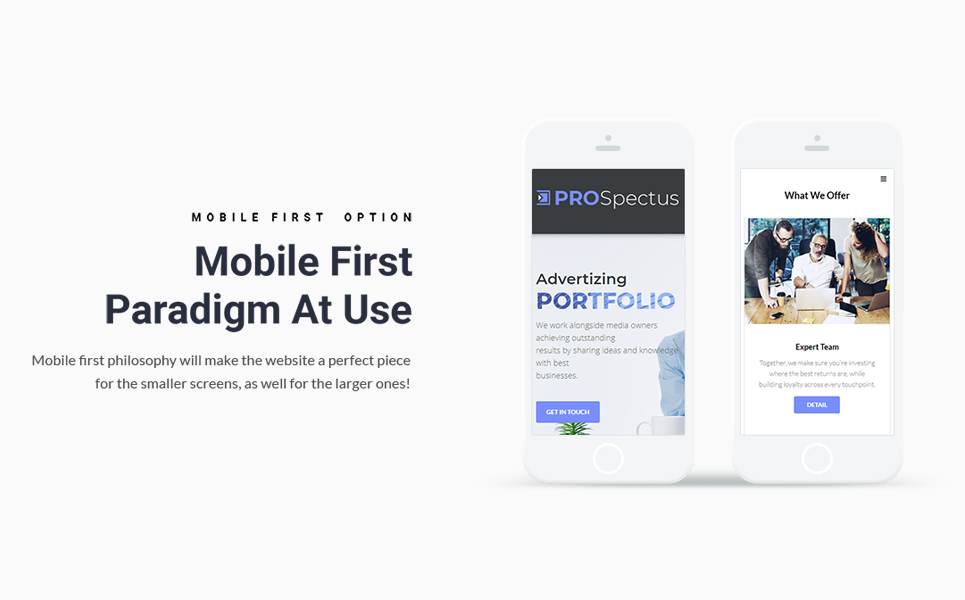 Prospectus - Advertising Portfolio WordPress Theme