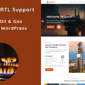 Quicm - Oil and Gas Industrial WordPress theme
