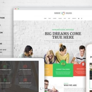 Rainbow Colleges - E-Course WordPress Theme