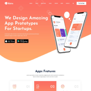 Rdsto - App Responsive WordPress Theme