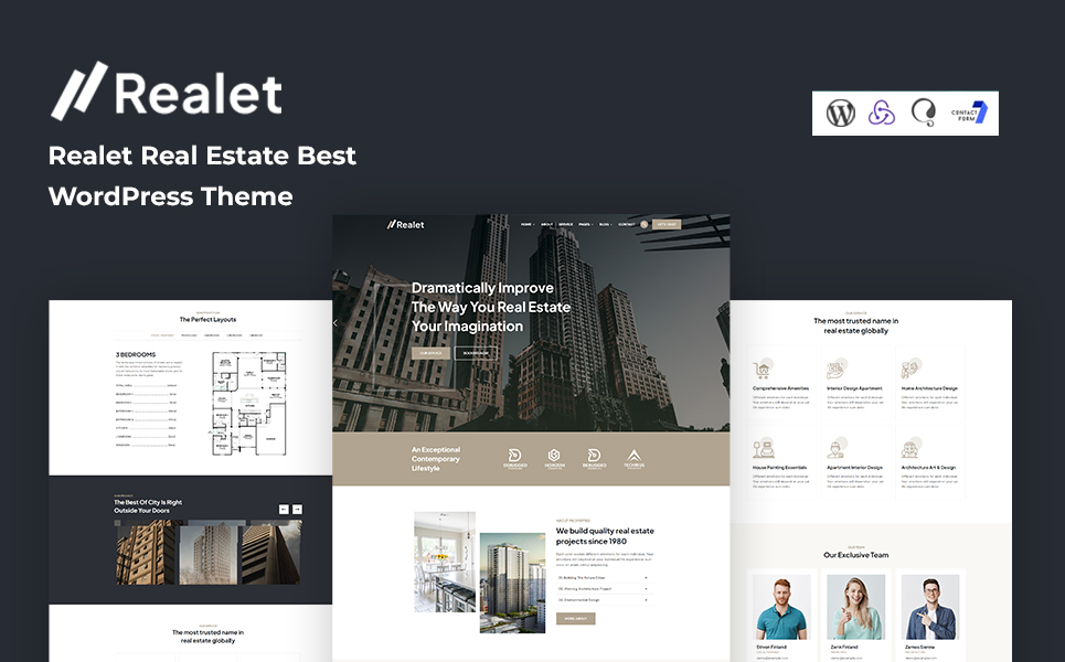 Realet - Real Estate Best WordPress Theme