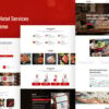 RedFresh Restaurant & Hotel Services WordPress Theme