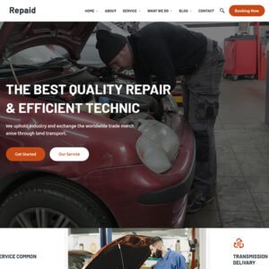 Repaid - Car Repair Service WordPress Theme