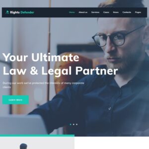 Rights Defender - Lawyer WordPress theme