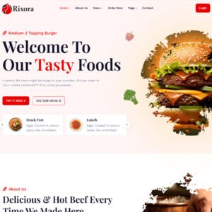 Rixora - Restaurant WordPress Theme