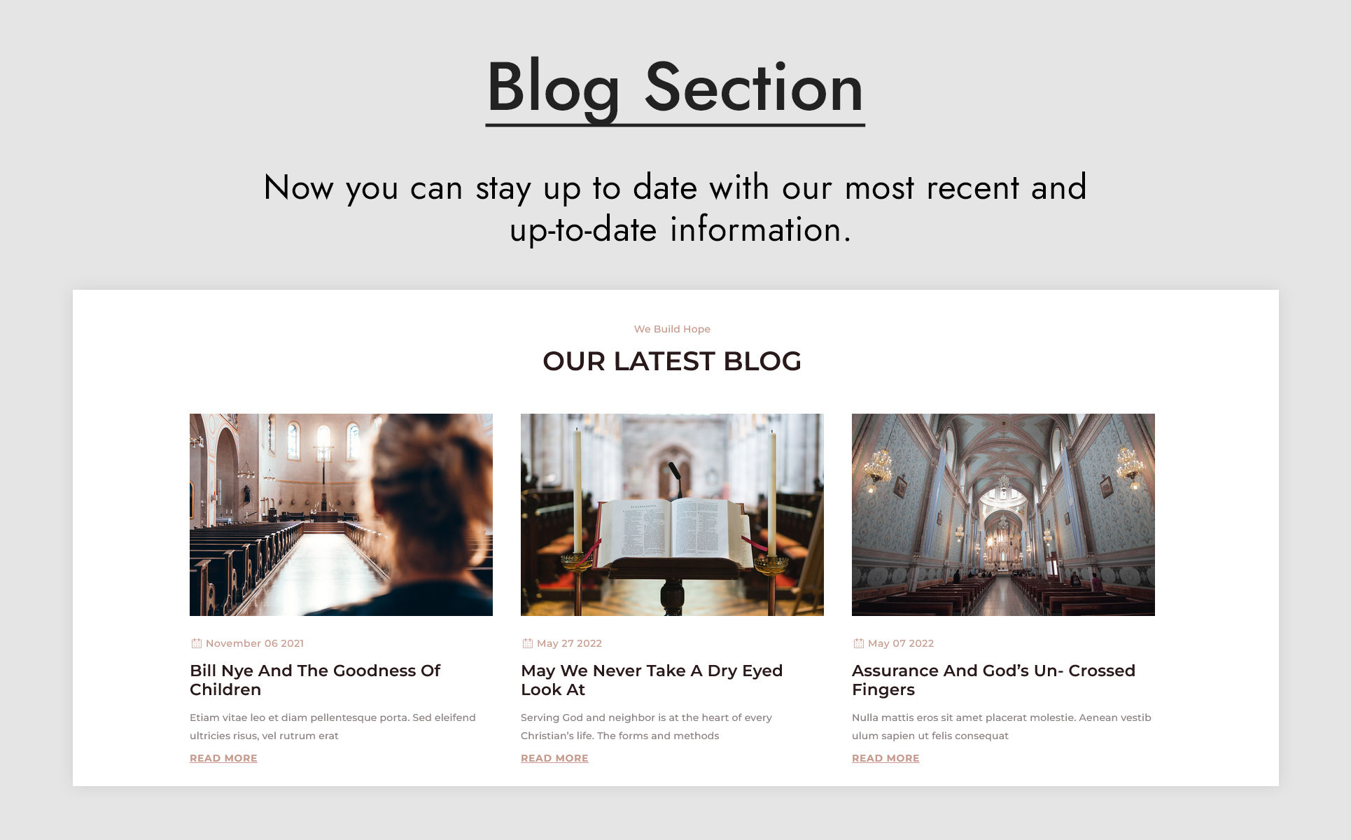 Sacred Peace - Religion and Church WordPress Theme