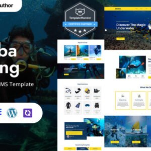 Scubajoy - Scuba Diving And Equipment WordPress Elementor Theme