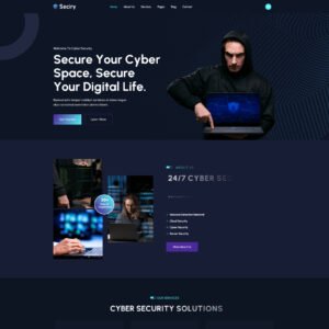 Seciry - Cyber Security & IT Management WordPress Theme