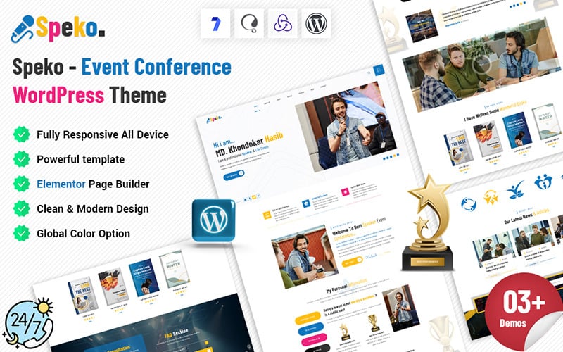 Speko - Event Conference WordPress Theme