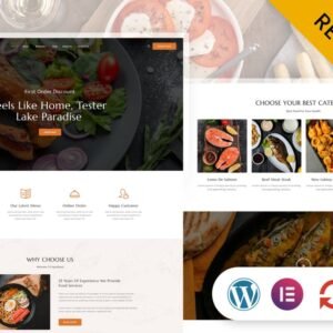 Squidfood - Food and Restaurant Store Elementor WordPress Responsive Theme
