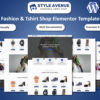 Style Avenue - Fashion & Tshirt Shop WordPress Elementor Template