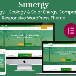 Sunergy - Ecology & Solar Energy Company Responsive WordPress Theme