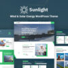 Sunlight - Wind and Solar Energy Responsive WordPress Theme