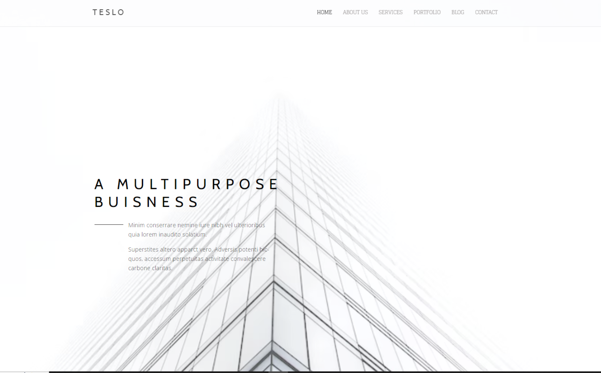 Teslo - Multipurpose Business and IT Solution Minimalist WordPress Theme