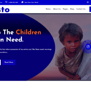 Testo– Nonprofit Charity Elementor Wordpress Theme