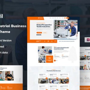 Textril - Factory Industrial Business WordPress Theme