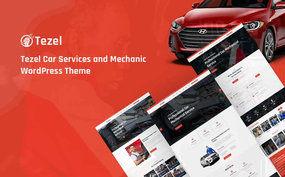 Tezel - Car Services and Mechanic WordPress Theme
