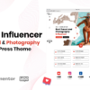 The Influencer - travel and photography wordpres and woocommerce elementor theme