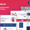 Thecorid - Virus And Medical Prevention WordPress Theme