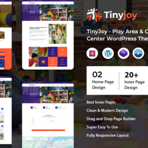 TinyJoy - Play Area & Child Care Center WordPress Theme