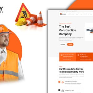 Tomaar Buildy Multipurpose Construction Landing Page WordPress Theme