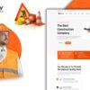 Tomaar Buildy Multipurpose Construction Landing Page WordPress Theme