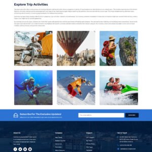 Tourvide - Tour Travel Booking Elementor Wordpress Theme