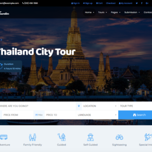 Traveller - Tour & Travel WordPress Theme