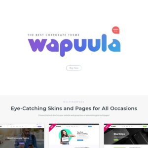 Wapuula - Multipurpose Corporate WordPress theme