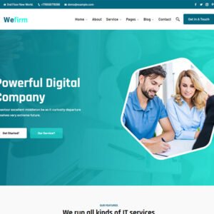 Wefirm - Powerful Digital Company WordPress Theme