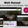 Well Raised - Charity Foundation and Donation WordPress Theme
