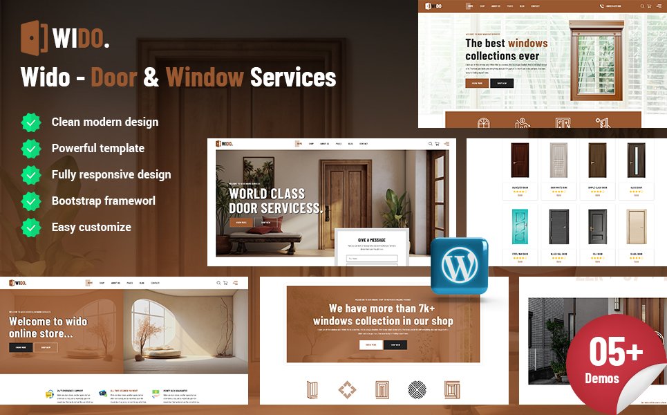 Wido - Door Services WordPress Theme