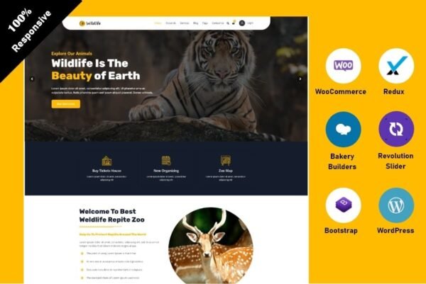 Wildlife WooCoomerce WordPress Theme