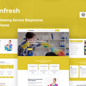 Winfresh - Cleaning Service Responsive WordPress Theme