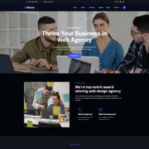 Woben - Web Agency WordPress Theme