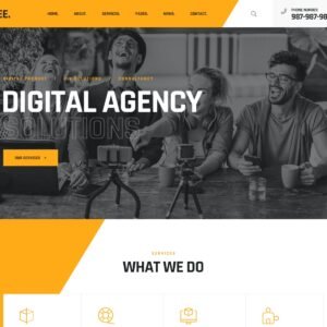 Yankee - Digital Agency Elementor WordPress Theme
