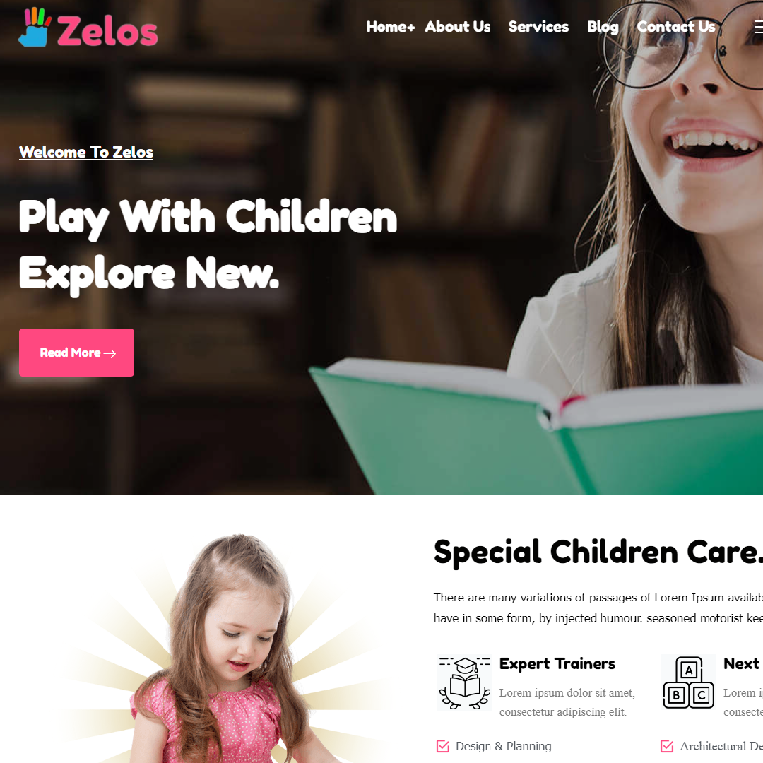 Zelos - Chiliad Education And Kindergarten WordPress Theme