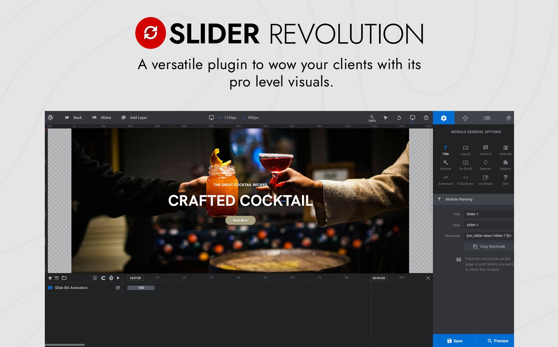 Freshto Cocktail Bar and Restaurant WordPress Theme