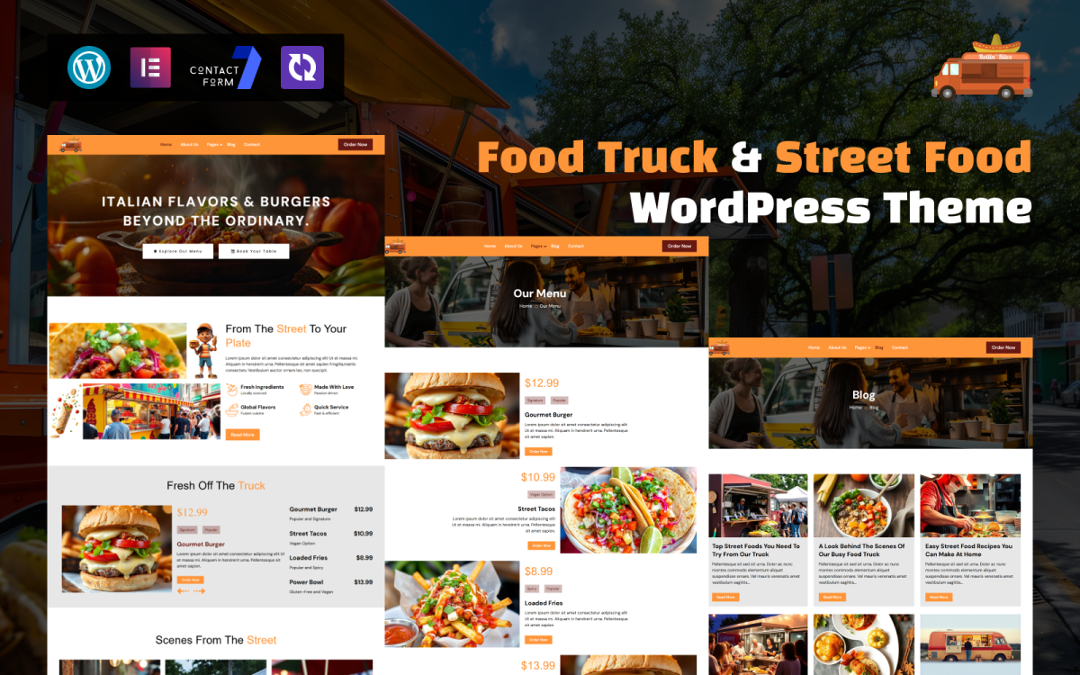 RollinBites - Food Truck & Street Food WordPress Theme